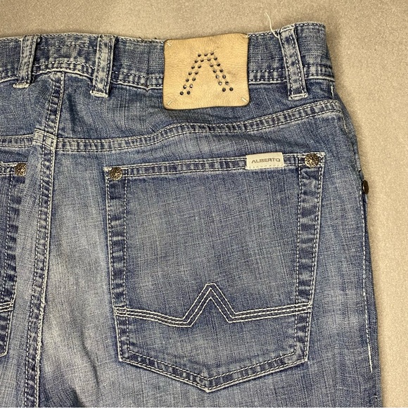 Alberto Jeans Modern Fit Men’s Size 33-34 (No size tag-refer to measurements) - Picture 5 of 13